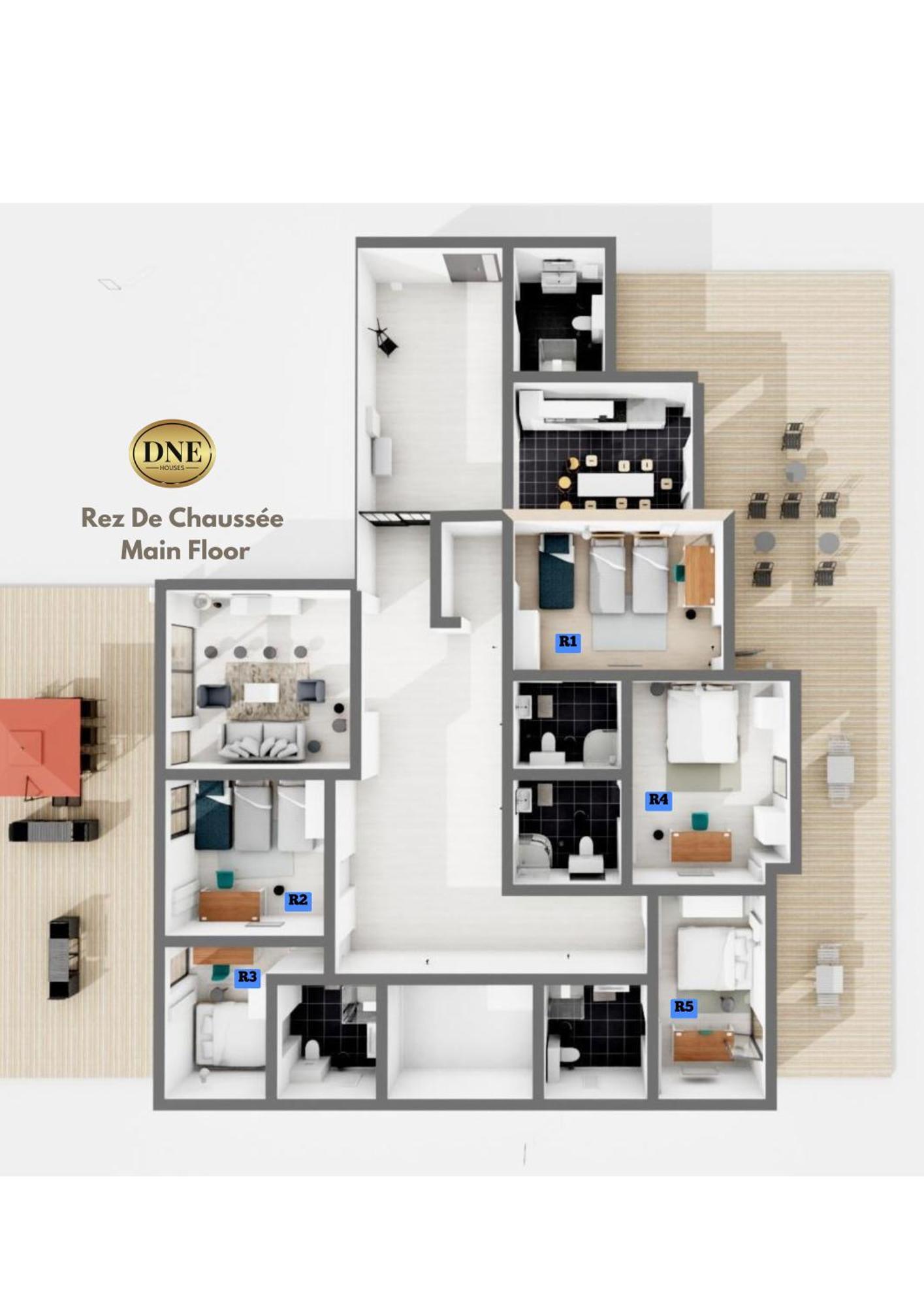 D&E - Paris-Disney - Holidays Apartment - Appartement De Vacances - 5 Chambres- 5 Sdb - 5 Bedrooms - 5 Bathrooms - Netflix Шан-сюр-Марн Экстерьер фото
